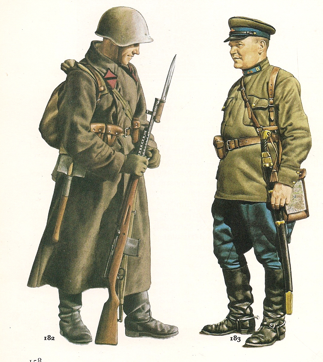 Солдат красной армии 1941-1945